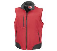 Soft Shell Bodywarmer Result Red L
