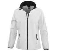(XXL, White/Black) Result Core Womens/Ladies Soft Shell Jacket