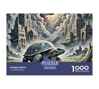 Soft-Shell Turtle Perching on Rotten Wood 1000 Pieces Premium Jigsaw Animal Age 12+ Quirky, Abstract Design, Fun Details, Educational, Challenging 70x50cm/1000pcs