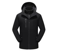 Soft Shells Jacket For Men,Mens Fall And Winter Control 15 Heating Clothing Liner Plus Jacket Combination Of Rushing Jacket Cold Ambient Ski Clothing
