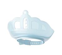 Soft Shower Caps Double Layer Leakproof Comfort For Sensitive Skin Baby Crown Shape Toddler Bathing Essential Infant Bath Accessories