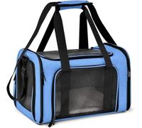 Soft Sided Pet Carrier for Hyundai Santa Fe 2024 | Breathable Mesh Pet Travel Bag Foldable Soft Pet Carrier for Small Cats Dogs Airline Approved with Shoulder Strap