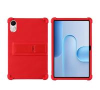 Soft Silicon Stand Tablet Case Suitable For Huawei Honor Pad 10 Pro 11.5inch ROL-W00 W10 Adjustable Kickstand Holder Cover(Red)