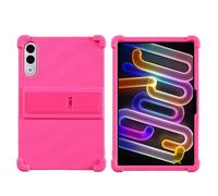 Soft Silicon Stand Tablet Cover Suitable For Lenovo Yoga Tab 11.1inch TB710FU 2025 Anti-Fall Shockproof Case(Pink)