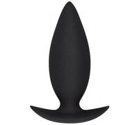 Soft Silicone Anal Plug Butt Dilator Black Dildo Phallus For Men Women