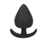 Soft Silicone Anal Sex Toys Anal Dilator Wearable Dildo Butt Plugs for All Day Ass Anus Expansion Anchor Analplug Buttplug 4Size Black XL