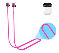 Soft Silicone Anti Lost Rope Earphones for Google Pixel Buds Pro 2 Bluetooth-compatible Wireless Headphone Earbuds Strap (rose)