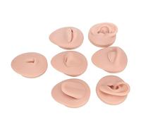 Soft Silicone Body Part Model, Body Piercing Practice Model, Simulation Silicone Ear Eye Nose Mouth Tongue and Belly Button Model for Beginner Piercers (2)