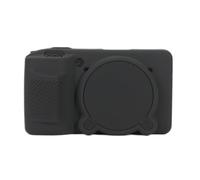 Soft Silicone Camera Case with Lens Cap For RICOH GR4, Shockproof Anti-Scratch Full Body Protective Cover, Non-Slip Durable Camera Sleeve Skin (black)