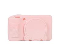 Soft Silicone Camera Case with Lens Cap For RICOH GR4, Shockproof Anti-Scratch Full Body Protective Cover, Non-Slip Durable Camera Sleeve Skin (blush pink)