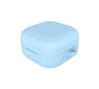 Soft Silicone Case Compatible with Galaxy Buds 4 & 4 Pro - Skin-Feel Coating, Shockproof Anti-Drop Protective Cover, Lightweight Empty Box for Bluetooth Earphones (12+ Colors) (Blue sky)