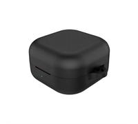 Soft Silicone Case Compatible with Galaxy Buds 4 & 4 Pro - Skin-Feel Coating, Shockproof Anti-Drop Protective Cover, Lightweight Empty Box for Bluetooth Earphones (12+ Colors) (Black)