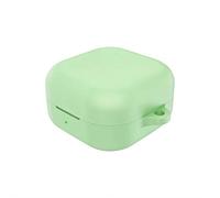 Soft Silicone Case Compatible with Galaxy Buds 4 & 4 Pro - Skin-Feel Coating, Shockproof Anti-Drop Protective Cover, Lightweight Empty Box for Bluetooth Earphones (12+ Colors) (Green tee)
