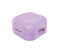 Soft Silicone Case Compatible with Galaxy Buds 4 & 4 Pro - Skin-Feel Coating, Shockproof Anti-Drop Protective Cover, Lightweight Empty Box for Bluetooth Earphones (12+ Colors) (Purple)
