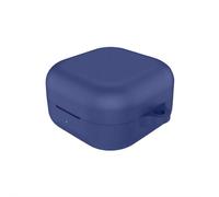 Soft Silicone Case Compatible with Galaxy Buds 4 & 4 Pro - Skin-Feel Coating, Shockproof Anti-Drop Protective Cover, Lightweight Empty Box for Bluetooth Earphones (12+ Colors) (Blue)