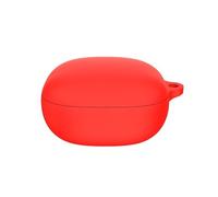 Soft Silicone Case for Anker Soundcore Liberty 5, Shock-Absorbing Case Cover Accessories with Keychain for Anker Soundcore Liberty 5-Red