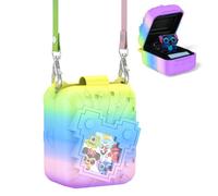 Soft Silicone Case for Bitzee Disney Interactive Toy Digital Pet, Shockproof and Protective Carrying Case for Bitzee Disney Virtual Electronic Pets with Lanyard for Kids (Rainbow)