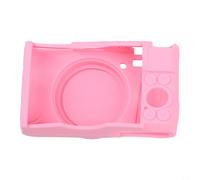Soft Silicone Case For Canon Powershot Sx740hs Sx730hs, Lightweight Protective Shell With Lens Cover, Anti-drop Camera Skin, Black(Pink)