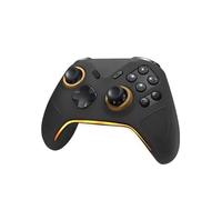 Soft Silicone Case for Feizhi Black Warrior 5pro Game Console Protective Cover Anti-drop Simple Solid Color Controller Protector Sleeve (Black)