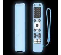 Soft Silicone Case for Homatics Box R 4K Remotes NonSlip Shell Protective Covers Anti-Slip Shock Proof Silicone Cover (Luminous Blue)