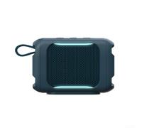Soft Silicone Case for JBL for go5 - Shock Resistant Protective Cover with Anti-Drop Design - Black Speaker Skin 18x8x4cm(Navy Blue)