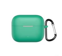 Soft Silicone Case for Motorola for moto Buds Plus Lightweight Bumper Cover Shock Resistant for Slim Fit Outdoor Travel Accessory White(Ink Green)