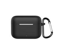 Soft Silicone Case For Realme Buds T200, Shockproof Shell Case Silicone Protective Case Protective Sleeve Wireless Earbuds Accessory (black)