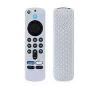 Soft Silicone Case Housing For 2024 Fire Tv Stick 4k (2nd Gen) Remotes Nonslip Texture Shell (White)