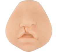 Soft Silicone Cleft Lip Model, 3D Cleft Lip Suture Training Simulator, Human Suture Learning Module Teaching Kit, for Medical Educational Display Practice.(A)