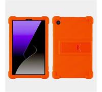 Soft Silicone Cover Case Comptabile with Samsung Galaxy Tab A11,11" | 4 Thicken Cornors, SM-X230N SM-X236B SM-X238 Shockproof Funda(Orange)