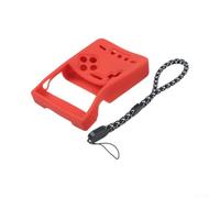 Soft Silicone Cover for TRIMUI BRICK 11.4cm Black(Red) | Shock-absorbing soft silicone, precise cutouts, includes lanyard, anti-slip grip, black purple red white