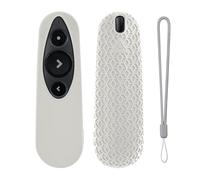 Soft Silicone Cover Protective Case Compatible with for Logitech Wireless Presenter R 500S,for Logitech R500 Silicone Remote Controller Cases (white)
