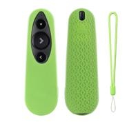Soft Silicone Cover Protective Case Compatible with for Logitech Wireless Presenter R 500S,for Logitech R500 Silicone Remote Controller Cases (fluorescent green)