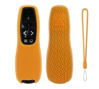 Soft Silicone Cover Protective Case for Logitech R400 Wireless Presenter, for Logitech R400 Silicone Remote Controller Cases (Orange)