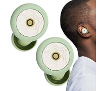 Soft Silicone Earplugs - Noise Reducer, Washable Material with Reusable Design, Ergonomic Shape with Secure Fit, Multi-Purpose Earbuds, Comfort Tool for Sleeping Studying Working Or Reading