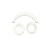 Soft Silicone Headset Cover for Razer BlackShark V2X Protective Case Anti-Scratch Skin Gaming Headphone Sleeve Black White 14x17cm(White For V2 X PS)