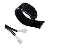 Soft Silicone High Temperature Cable 30/28/26/24/22/20 AWG 2P/3P/4P/5P/6P/8P Multi-core Silicone Parallel Cable L Wire (Size : 5P 3Meter, Color : 22 AWG 0.3mm)