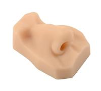 Soft Silicone Human Nose Model for Suture Practice & Jewelry Display - Realistic Piercing Mannequin Tool