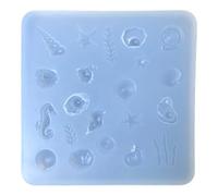 Soft Silicone Marine Animal Shape Pendant Mold with Easy Release Feature for Resin and Decoration Epoxy Casting Mold