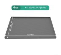 Soft Silicone Mat for Bedside Toilets, Ensures Stability and Safety During Use (65 * 60CM gray)