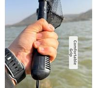 Soft Silicone Mesh Folding Landing Net with Aluminum Handle for Fly Fishing Stream Fishing and Safe Fish Handling on the Water (30# Small)