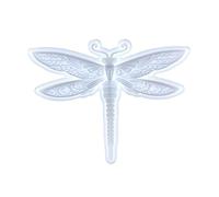 Soft Silicone Mold for DIY Craft Wall Hanging Decorations Semi 3D Embossed Dragonflies Crystal Epoxy Resin Casting Silicone Mold for Resin Casting