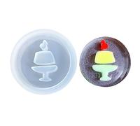 Soft Silicone Mold Ice Cream Mold Resin Art Craft Handmade Pendant Charms Jewelry Making Supplies Dessert Silicone