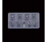 Soft Silicone Nail Carving Mold Epoxy Resin Molds Relief Decorating Manicure Tool Beauty Accessory for Nail Painting Crystal Resin Mold