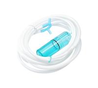 Soft Silicone Nasal Cannula with Water Trap - 3 Meter Hydrogen Oxygen Tubing & Nasal Prongs for Home Use (Hydrogen Generator Not Included)