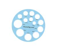 Soft Silicone Nipple Ruler Flange Size Measurement for Nursing Mother to Determine Optimal Flange and Fit Dishwasher Safe Ruler