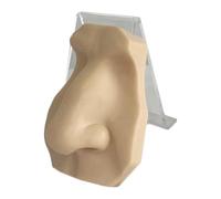Soft Silicone Nose Model - Human Body Simulation for Acupuncture, Umbilical Nail Display Tool, Practice Piercing Tools