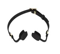 Soft Silicone Oral Fetish Open Mouth Gag Bondage Gear Slave Gag Ball BDSM Toys Fun Sex Games Sex Toys for Women Men Black One Size