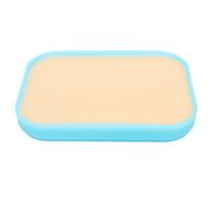 Soft Silicone Practice Skin, Lifelike Feel, Horror Prop, High Strength, Removable, 6.1 X 4.45in, Conveniently Fixed in Plastic Box, Versatile, Suitable for Any Festivities