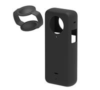 Soft Silicone Protection Cover Case Lens Screen Cap Guards Screen Protector Set Housing Case for Insta360 ONE X3 Camera